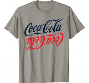 Coca Cola Flip Script T-Shirt